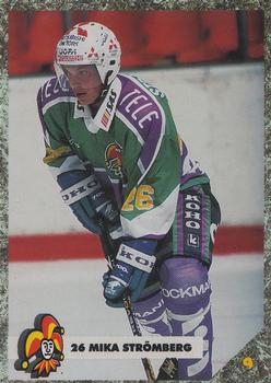 #9 Mika Strömberg - Jokerit Helsinki - 1993-94 Leaf Sisu SM-Liiga (Finnish) Hockey