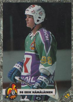 #12 Erik Hämäläinen - Jokerit Helsinki - 1993-94 Leaf Sisu SM-Liiga (Finnish) Hockey