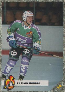 #14 Timo Norppa - Jokerit Helsinki - 1993-94 Leaf Sisu SM-Liiga (Finnish) Hockey