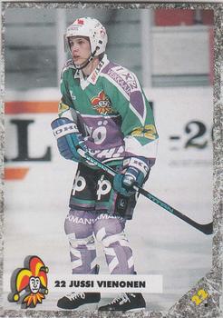 #22b Jussi Vienonen - Jokerit Helsinki - 1993-94 Leaf Sisu SM-Liiga (Finnish) Hockey