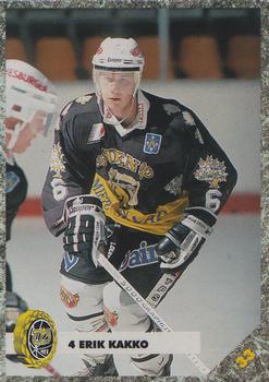 #33 Erik Kakko - TPS Turku - 1993-94 Leaf Sisu SM-Liiga (Finnish) Hockey