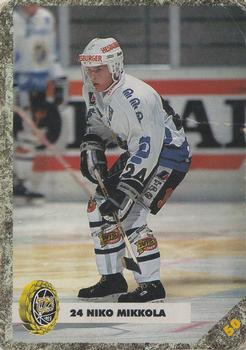 #50 Niko Mikkola - TPS Turku - 1993-94 Leaf Sisu SM-Liiga (Finnish) Hockey