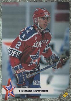 #85 Kimmo Hyttinen - HIFK Helsinki - 1993-94 Leaf Sisu SM-Liiga (Finnish) Hockey