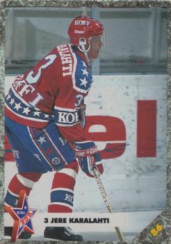 #86 Jere Karalahti - HIFK Helsinki - 1993-94 Leaf Sisu SM-Liiga (Finnish) Hockey
