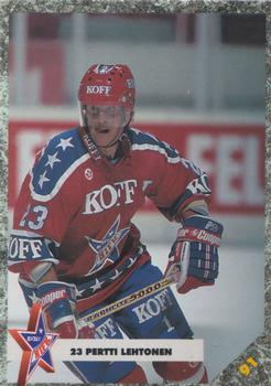 #91 Pertti Lehtonen - HIFK Helsinki - 1993-94 Leaf Sisu SM-Liiga (Finnish) Hockey