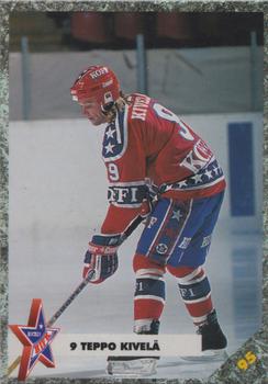 #95 Teppo Kivelä - HIFK Helsinki - 1993-94 Leaf Sisu SM-Liiga (Finnish) Hockey