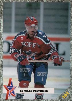 #101 Ville Peltonen - HIFK Helsinki - 1993-94 Leaf Sisu SM-Liiga (Finnish) Hockey