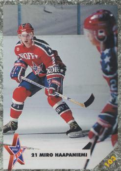 #103 Miro Haapaniemi - HIFK Helsinki - 1993-94 Leaf Sisu SM-Liiga (Finnish) Hockey