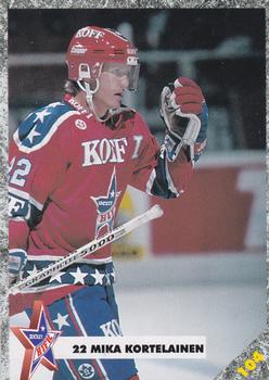 #104 Mika Kortelainen - HIFK Helsinki - 1993-94 Leaf Sisu SM-Liiga (Finnish) Hockey