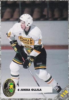 #112 Jukka Ollila - Ilves Tampere - 1993-94 Leaf Sisu SM-Liiga (Finnish) Hockey