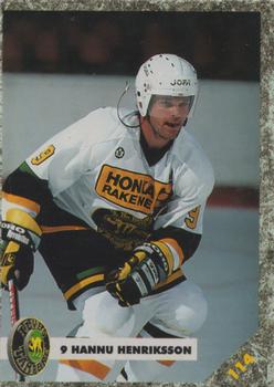 #114 Hannu Henriksson - Ilves Tampere - 1993-94 Leaf Sisu SM-Liiga (Finnish) Hockey