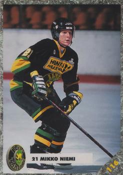 #116 Mikko Niemi - Ilves Tampere - 1993-94 Leaf Sisu SM-Liiga (Finnish) Hockey