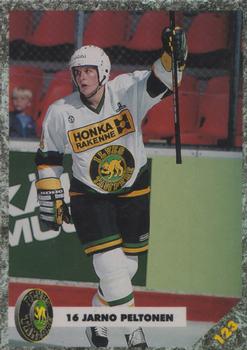 #123 Jarno Peltonen - Ilves Tampere - 1993-94 Leaf Sisu SM-Liiga (Finnish) Hockey