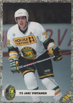 #133 Jari Virtanen - Ilves Tampere - 1993-94 Leaf Sisu SM-Liiga (Finnish) Hockey
