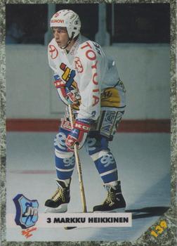 #139 Markku Heikkinen - JyP HT - 1993-94 Leaf Sisu SM-Liiga (Finnish) Hockey