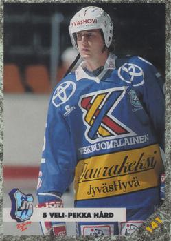 #141 Veli-Pekka Hård - JyP HT - 1993-94 Leaf Sisu SM-Liiga (Finnish) Hockey