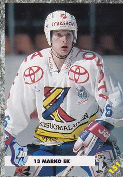 #151 Marko Ek - JyP HT - 1993-94 Leaf Sisu SM-Liiga (Finnish) Hockey