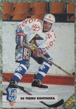 #153 Teemu Kohvakka - JyP HT - 1993-94 Leaf Sisu SM-Liiga (Finnish) Hockey