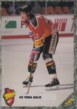 #169 Vesa Salo - KalPa Kuopio - 1993-94 Leaf Sisu SM-Liiga (Finnish) Hockey