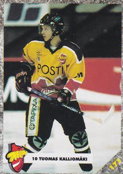 #171 Tuomas Kalliomäki - KalPa Kuopio - 1993-94 Leaf Sisu SM-Liiga (Finnish) Hockey