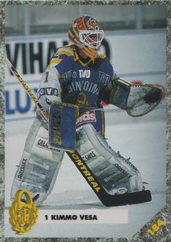 #184 Kimmo Vesa - Rauman Lukko - 1993-94 Leaf Sisu SM-Liiga (Finnish) Hockey