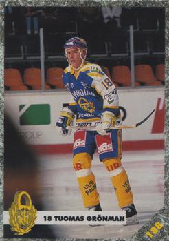 #188 Tuomas Grönman - Rauman Lukko - 1993-94 Leaf Sisu SM-Liiga (Finnish) Hockey