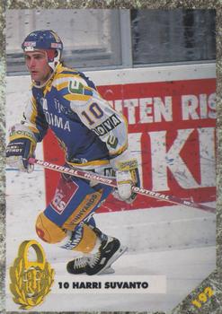 #192 Harri Suvanto - Rauman Lukko - 1993-94 Leaf Sisu SM-Liiga (Finnish) Hockey