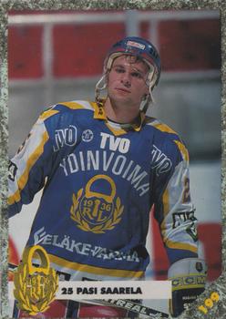 #199 Pasi Saarela - Rauman Lukko - 1993-94 Leaf Sisu SM-Liiga (Finnish) Hockey