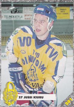 #201b Jussi Kiuru - Rauman Lukko - 1993-94 Leaf Sisu SM-Liiga (Finnish) Hockey