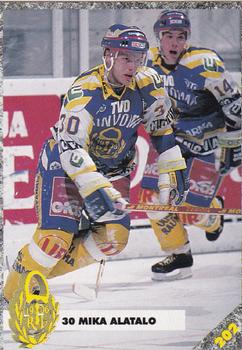 #202 Mika Alatalo - Rauman Lukko - 1993-94 Leaf Sisu SM-Liiga (Finnish) Hockey