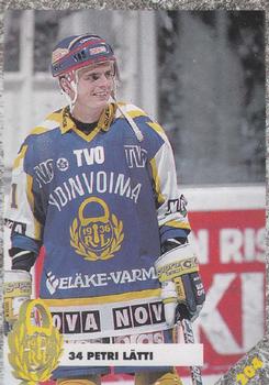 #204b Petri Lätti - Rauman Lukko - 1993-94 Leaf Sisu SM-Liiga (Finnish) Hockey