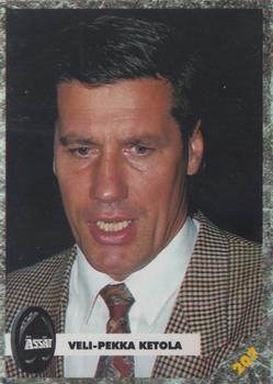 #207 Veli-Pekka Ketola - Porin Ässät - 1993-94 Leaf Sisu SM-Liiga (Finnish) Hockey