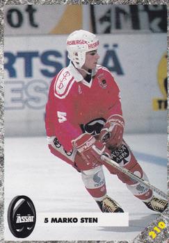#210 Marko Sten - Porin Ässät - 1993-94 Leaf Sisu SM-Liiga (Finnish) Hockey