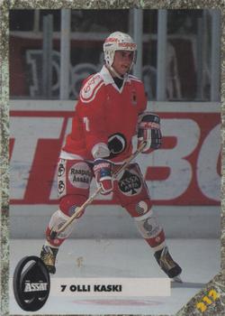 #212 Olli Kaski - Porin Ässät - 1993-94 Leaf Sisu SM-Liiga (Finnish) Hockey