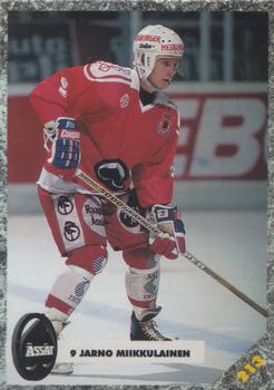 #213 Jarno Miikkulainen - Porin Ässät - 1993-94 Leaf Sisu SM-Liiga (Finnish) Hockey