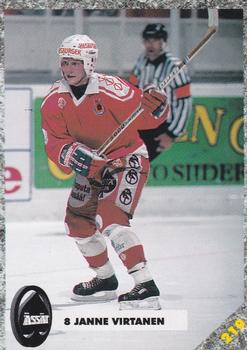 #219 Janne Virtanen - Porin Ässät - 1993-94 Leaf Sisu SM-Liiga (Finnish) Hockey