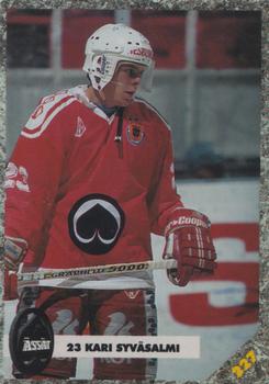 #227 Kari Syväsalmi - Porin Ässät - 1993-94 Leaf Sisu SM-Liiga (Finnish) Hockey