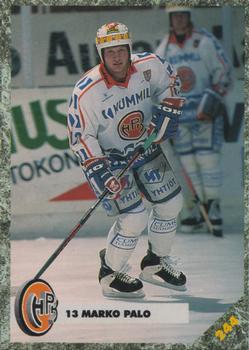 #244 Marko Palo - HPK Hämeenlinna - 1993-94 Leaf Sisu SM-Liiga (Finnish) Hockey