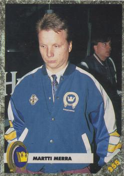 #255 Martti Merra - Kiekko-Espoo - 1993-94 Leaf Sisu SM-Liiga (Finnish) Hockey