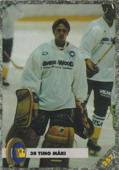 #257 Timo Mäki - Kiekko-Espoo - 1993-94 Leaf Sisu SM-Liiga (Finnish) Hockey