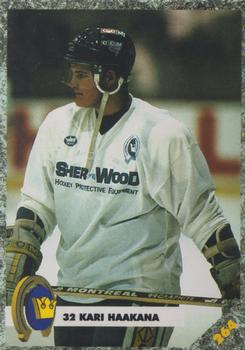 #264 Kari Haakana - Kiekko-Espoo - 1993-94 Leaf Sisu SM-Liiga (Finnish) Hockey