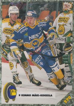 #270 Kimmo Mäki-Kokkila - Kiekko-Espoo - 1993-94 Leaf Sisu SM-Liiga (Finnish) Hockey