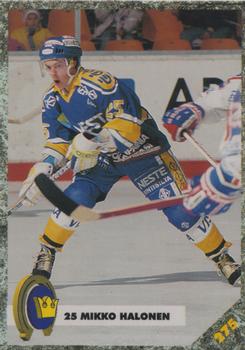 #275 Mikko Halonen - Kiekko-Espoo - 1993-94 Leaf Sisu SM-Liiga (Finnish) Hockey