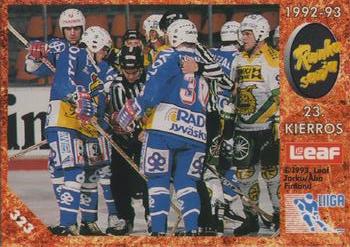 #323 Runkosarja 23. Kierros - Ilves Tampere / JyP HT - 1993-94 Leaf Sisu SM-Liiga (Finnish) Hockey