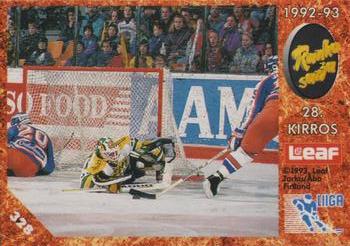 #328 Runkosarja 28. Kierros - Ilves Tampere / Tappara Tampere - 1993-94 Leaf Sisu SM-Liiga (Finnish) Hockey