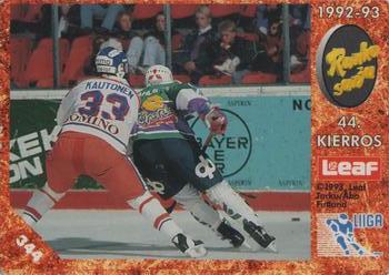 #344 Runkosarja 44. Kierros - Tappara Tampere / Jokerit Helsinki - 1993-94 Leaf Sisu SM-Liiga (Finnish) Hockey