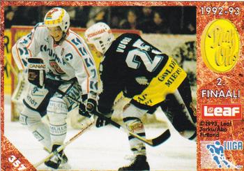 #357 Playoffs 2. Finaali - HPK Hämeenlinna / TPS Turku - 1993-94 Leaf Sisu SM-Liiga (Finnish) Hockey