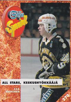 #370b Esa Keskinen - TPS Turku - 1993-94 Leaf Sisu SM-Liiga (Finnish) Hockey