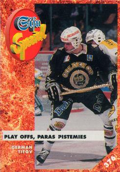 #376 German Titov - TPS Turku - 1993-94 Leaf Sisu SM-Liiga (Finnish) Hockey
