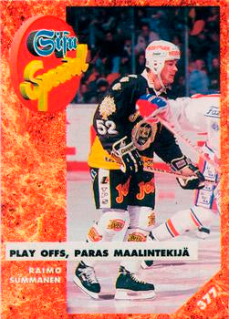 #377 Raimo Summanen - TPS Turku - 1993-94 Leaf Sisu SM-Liiga (Finnish) Hockey
